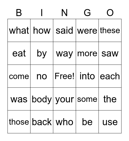 Friday Review Bingo Card