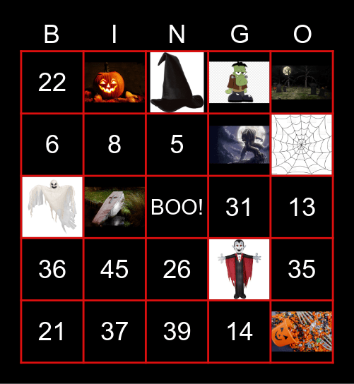 HALLOBINGO Card