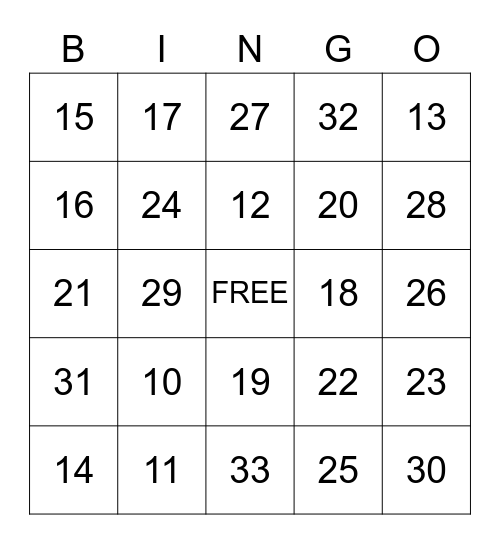 Loteria Maestra Ronan Bingo Card