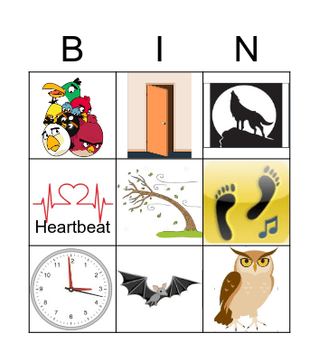 Halloween Bingo Card