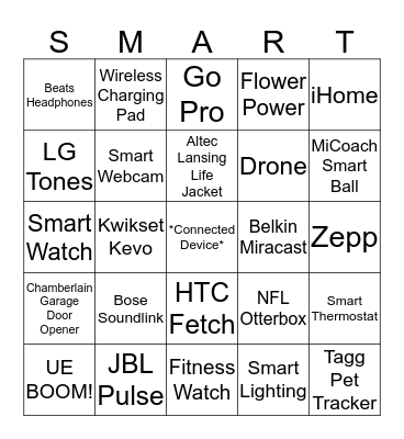4th Quarter accessory bingo D-6 Bingo Card