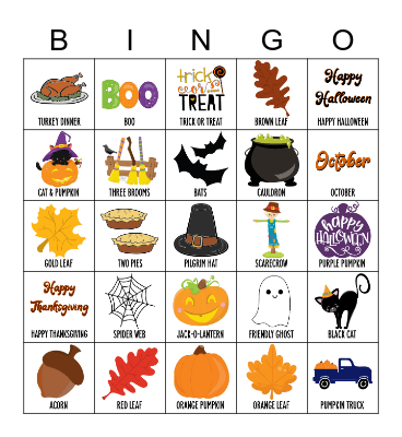 Fall Bingo3 Bingo Card