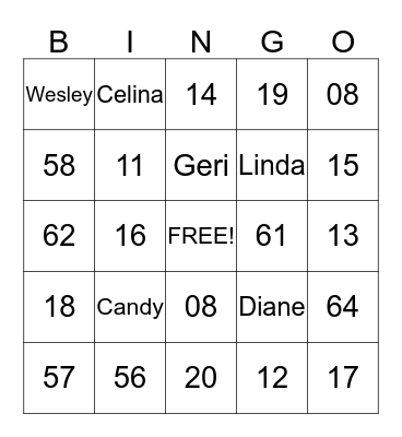 Because someone we love is in Heaven, there's a little bit of Heaven in our HOME Bingo Card