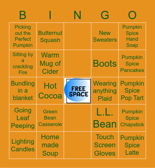 FALL FESTIVAL Bingo Card