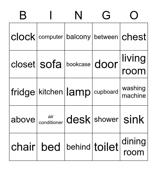 HFD U1 Bingo Card