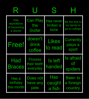 Pipeline Bingo Ice Breaker Bingo Card