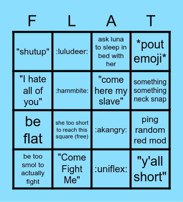 Flatsu Bingo Card