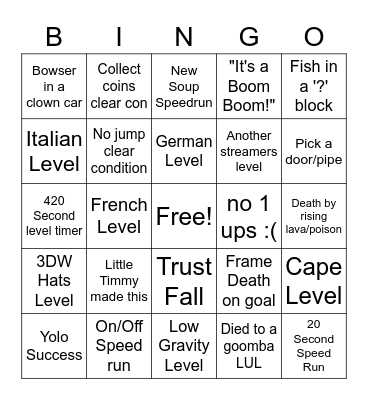MM2 Endless Bingo Card