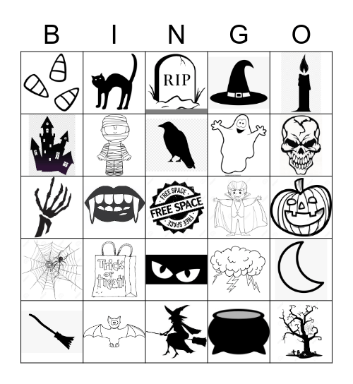 Halloween Bingo Card