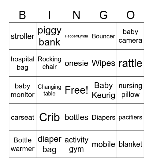 Julia and Kent Bingo Card