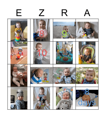 Birthday Bingo Card