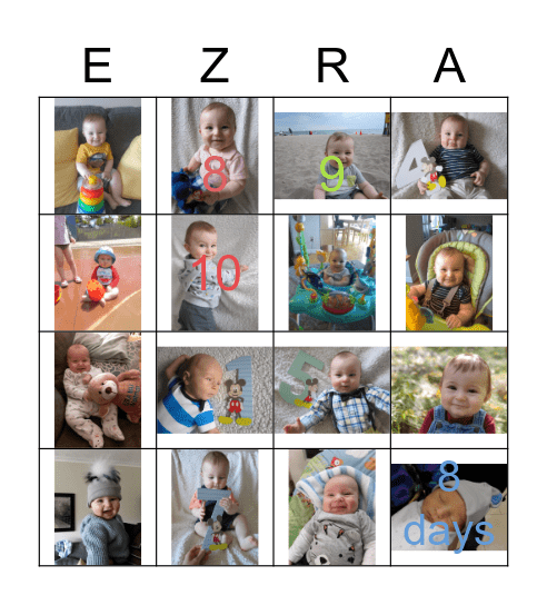 Birthday Bingo Card