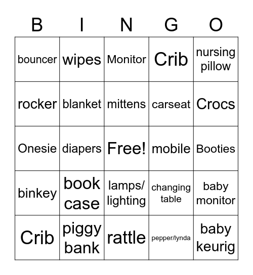 Julia and Kent Bingo Card