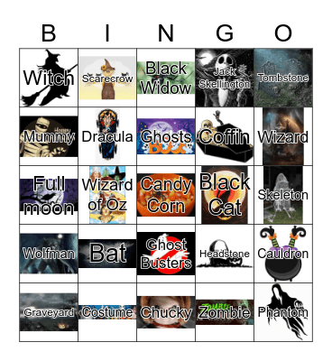 Halloween Bingo Card