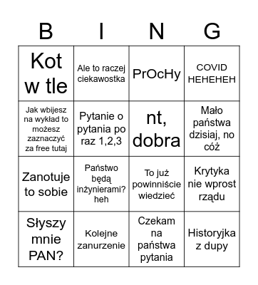 bNsz bingo Card
