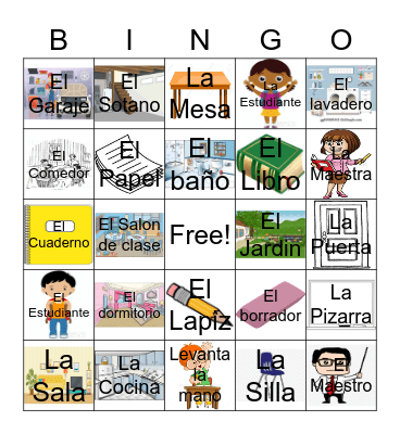 La Casa & La Clase Bingo Card
