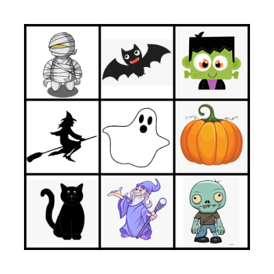 Halloween Bingo! Bingo Card