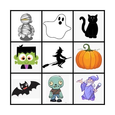Halloween Bingo! Bingo Card