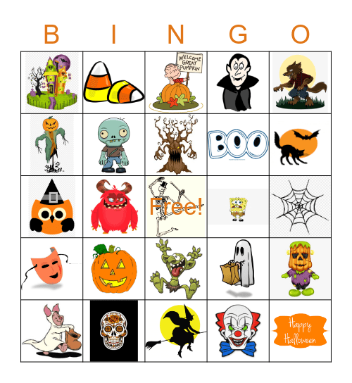 HALLOWEEN Bingo Card