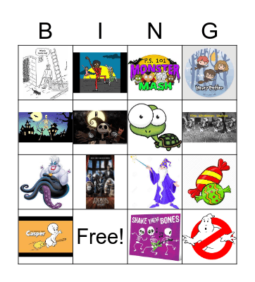 Halloween Bingo Card