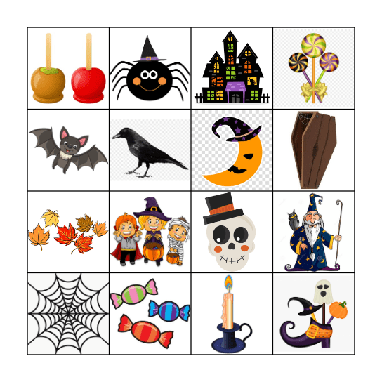 Halloween Bingo Card