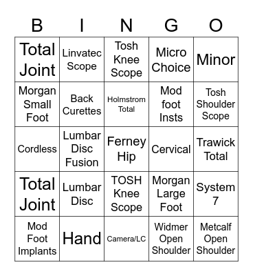 CP Week 2020 Bingo Card