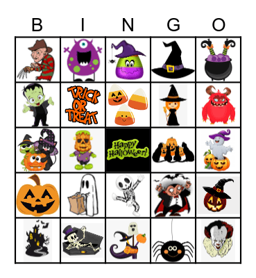 Halloween Bingo Card