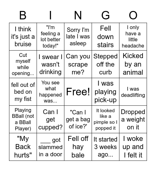 Ferrum SM Bingo Card