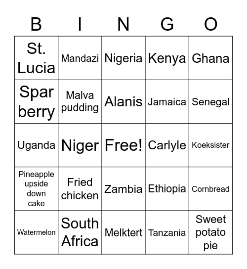 ASA 2 Bingo Card