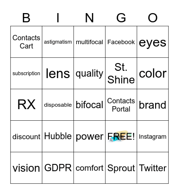 Online Team Building Bingo Card