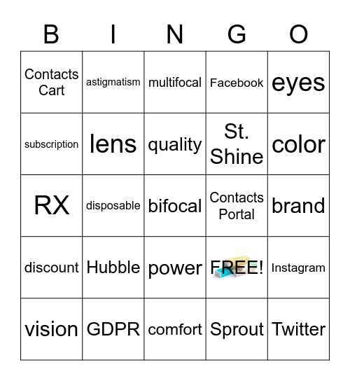 Online Team Building Bingo Card