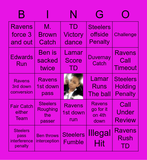 Bree's Birthday Bingo Card