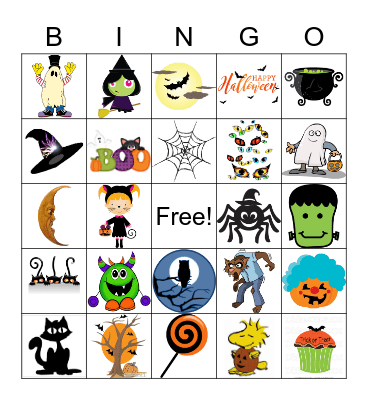 Halloween Bingo Card