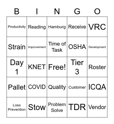 G.O.A.T Bingo Card