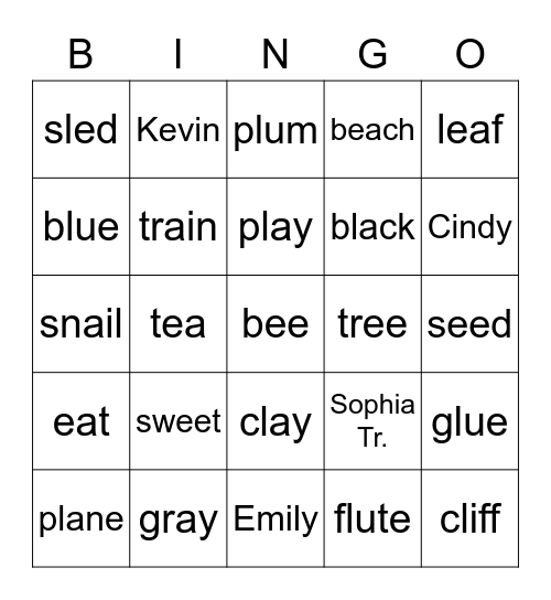 IB Bingo Card
