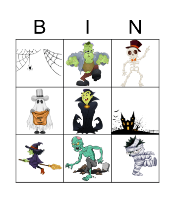 Happy Halloween! Bingo Card