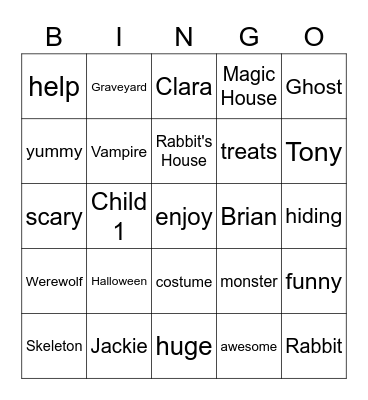LJM2 Bingo Card