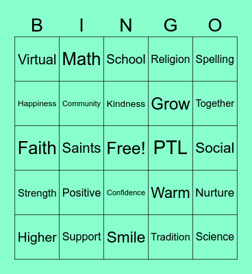 SMLS Special Bingo Card