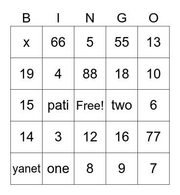 Deoleo Halloween Bingo Card