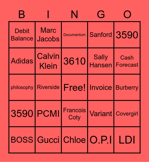 NAARDM Bingo Card