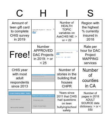 Release Celebration Happy Hour! Bingo Card