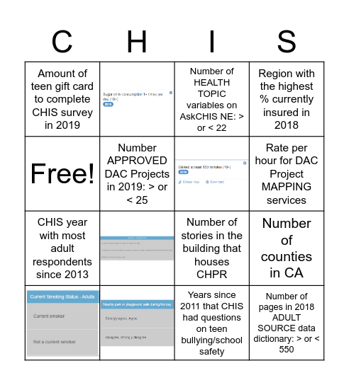 Release Celebration Happy Hour! Bingo Card