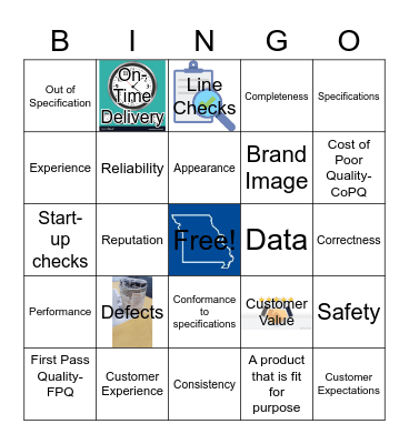 Qualilty Bingo Card