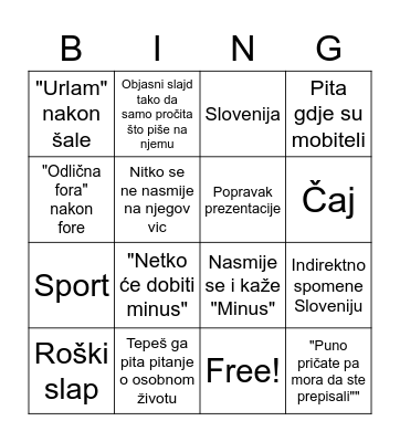 Hidraulika Bingo Card