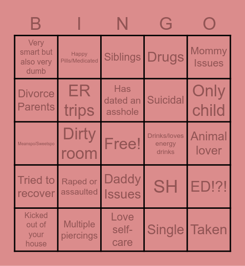 TW Bingo Card