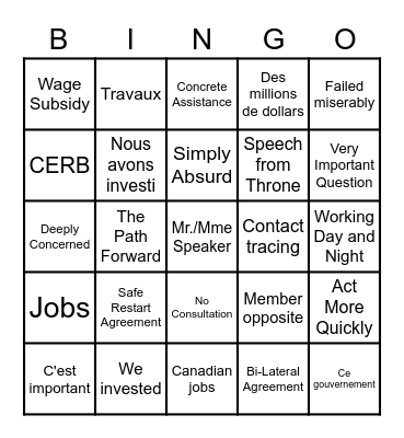 QP Bingo/PDQ Bingo Card