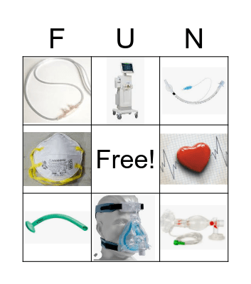 Respiratory Bingo Card