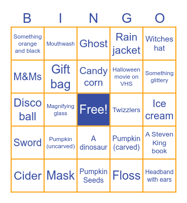Burke Halloween Bingo #2 Bingo Card