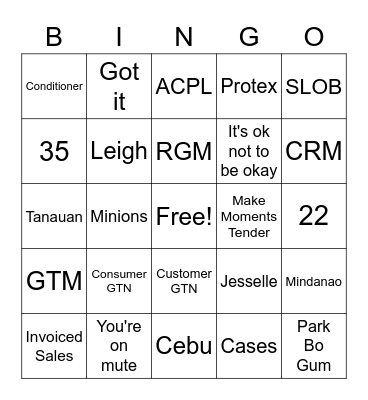 Shopper B.I.N.G.O Bingo Card