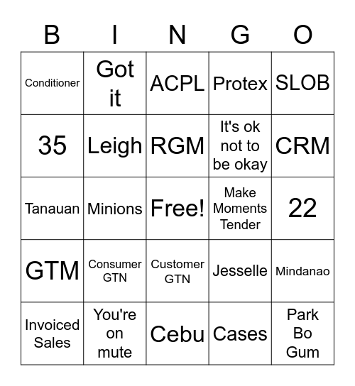 Shopper B.I.N.G.O Bingo Card